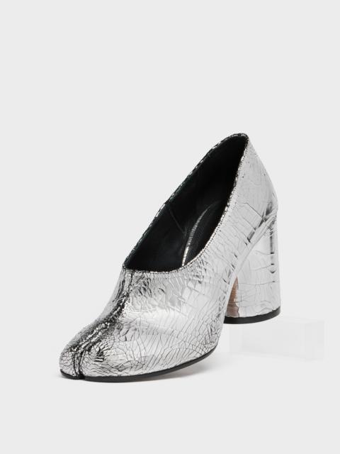 Tabi décolleté pump broken mirror