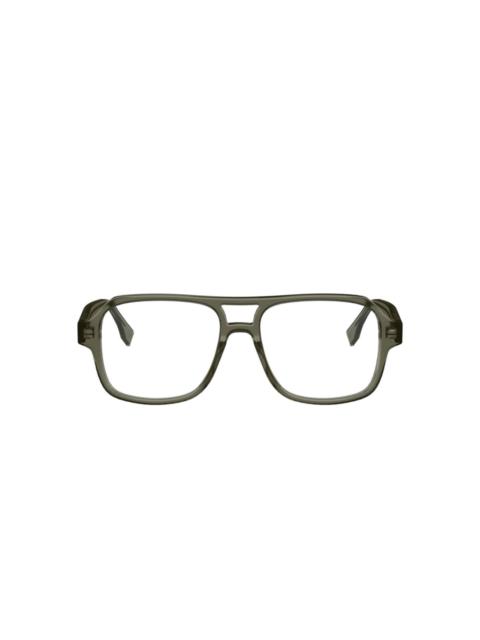 pilot-frame glasses
