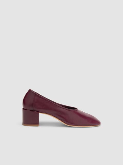 Prudence 45 Raisin Creased Leather Pump