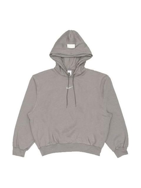 Men's Nike x Fear of God Crossover Fleece Stay Warm Gray Pullover AR0634-003