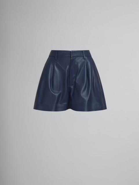 BLUE NAPPA SHORTS