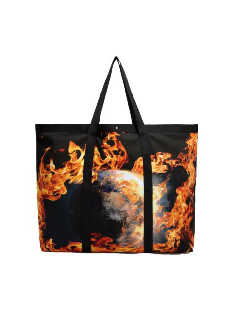 Sky High Farm Workwear World Is Burning Tote Bag