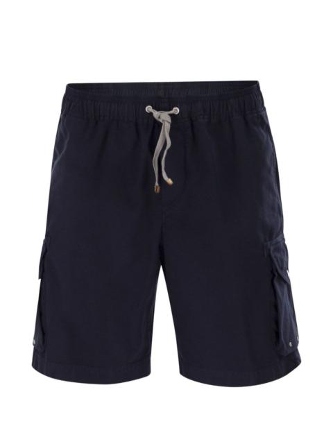 drawstring cargo shorts
