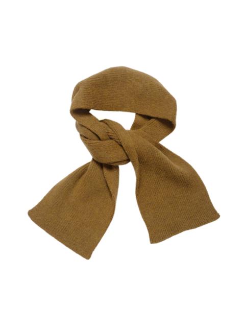 MHL Brushed Scarf Soft Shetland Wool Ochre