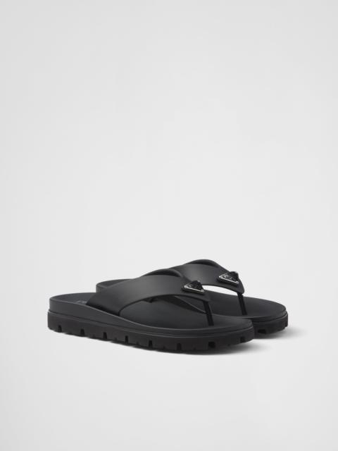 Rubber thong sandals