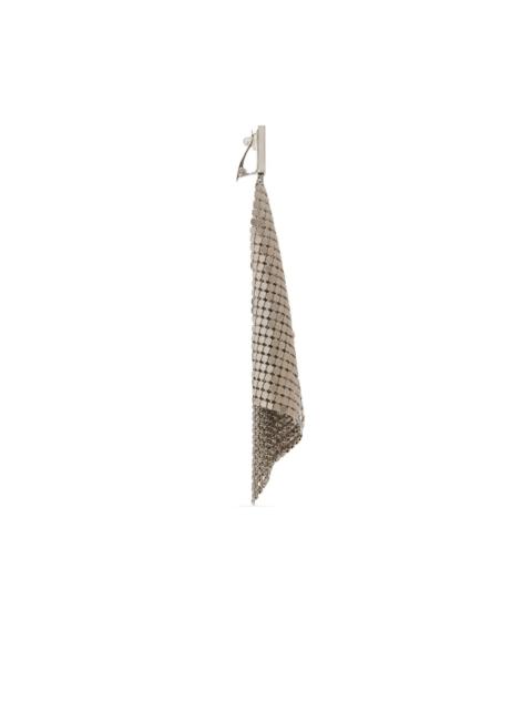 Flow Pixel mesh drop earring