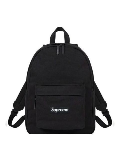 Supreme Canvas Backpack 'Black White' SUP-FW20-152