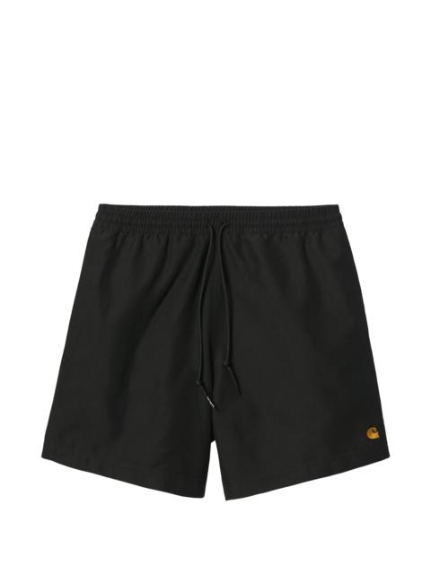 Carhartt Chase Drawstring Embroidered Logo Swim Shorts