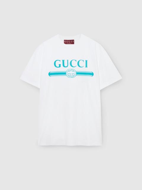 Soft cotton jersey T-shirt with print