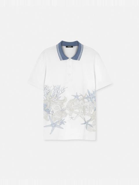 Barocco Sea Graphic Polo Shirt