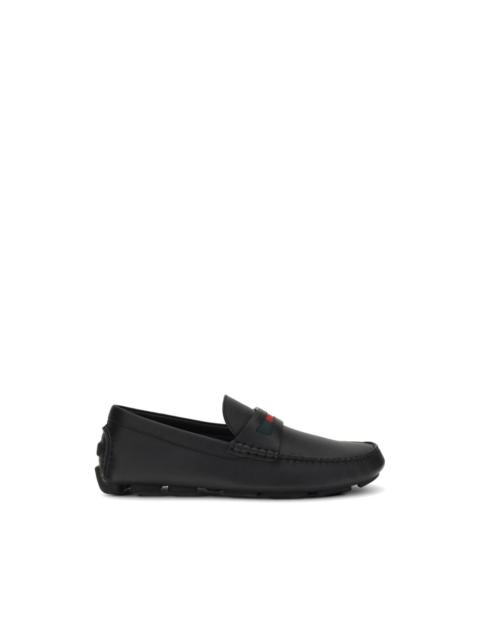 leather loafers