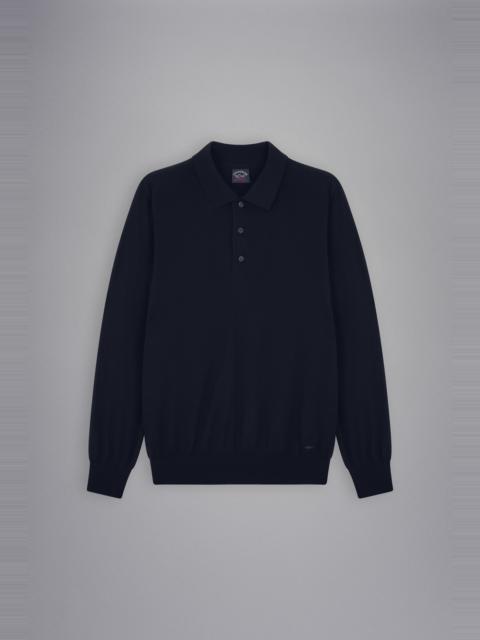 EXTRA FINE WINTER-SUMMER MERINO WOOL POLO