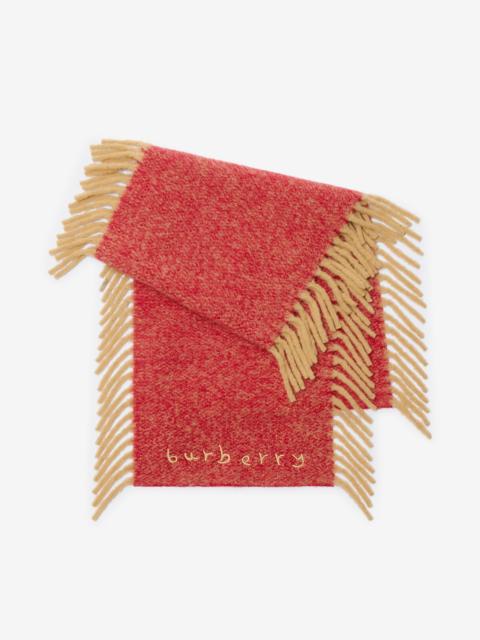 Alpaca Wool Blend Happy Scarf