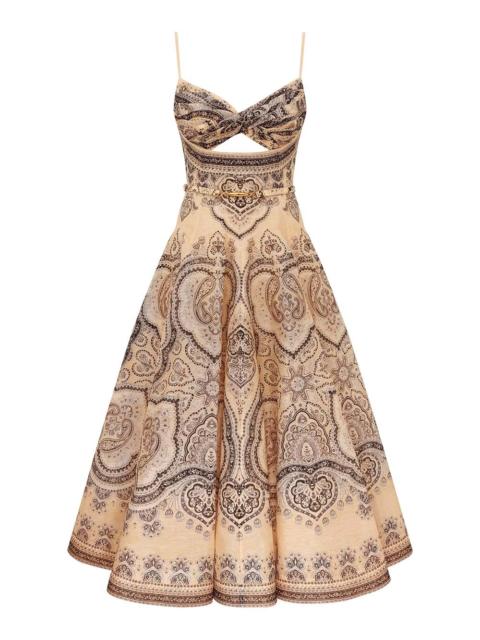 LUNA TWIST MIDI DRESS