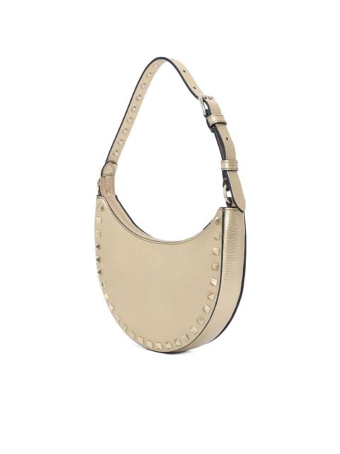 Rockstud leather shoulder bag