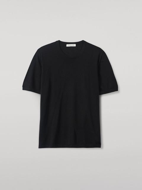 Superfine Cashmere Black T-Shirt