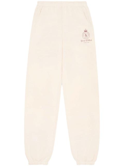 Crown cotton trackpant