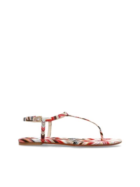 Zigzag sandals
