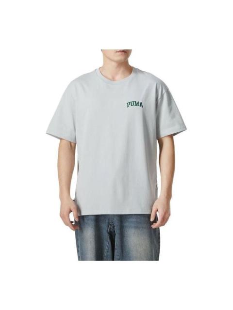 PUMA Logo T-shirt 'Grey' 630352-10