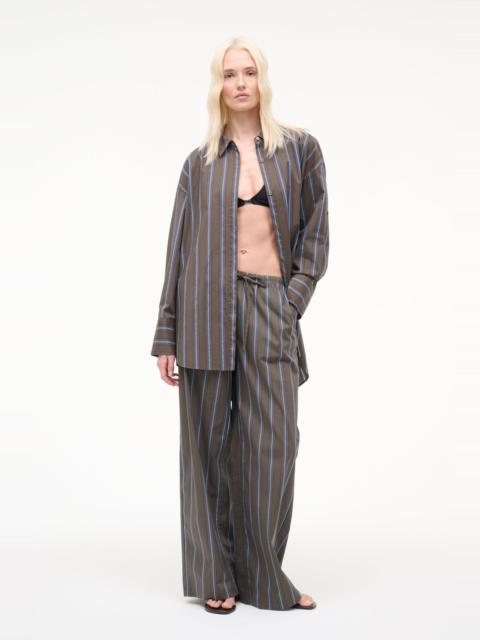 STAUD MATEO PANT HUNTINGTON STRIPE