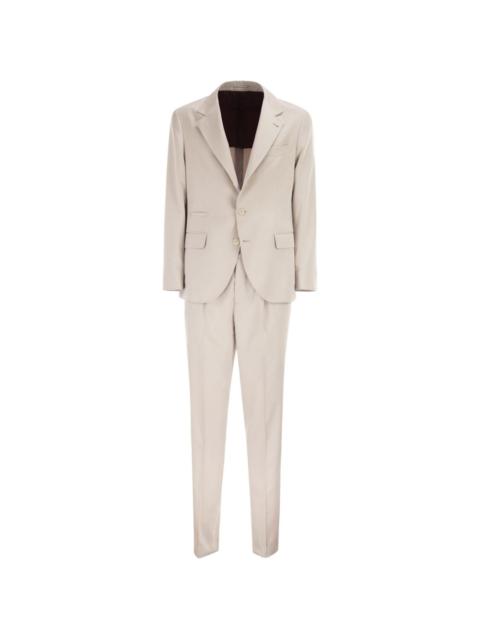 two-button pleated suit