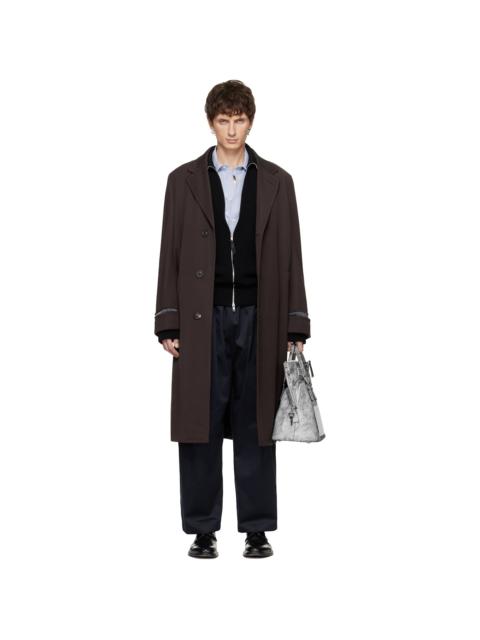 Brown Virgin Wool Coat