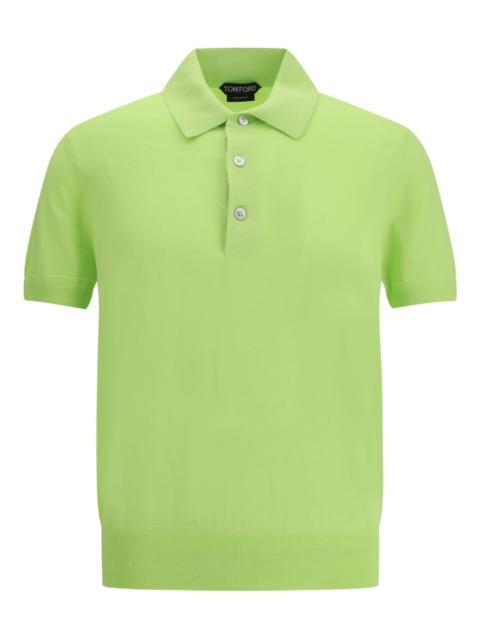 short-sleeve button polo shirt