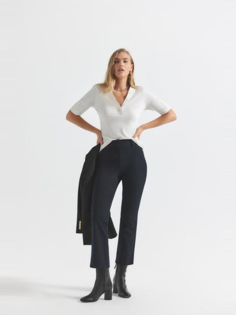 CROSBY CROP FLARE TROUSER