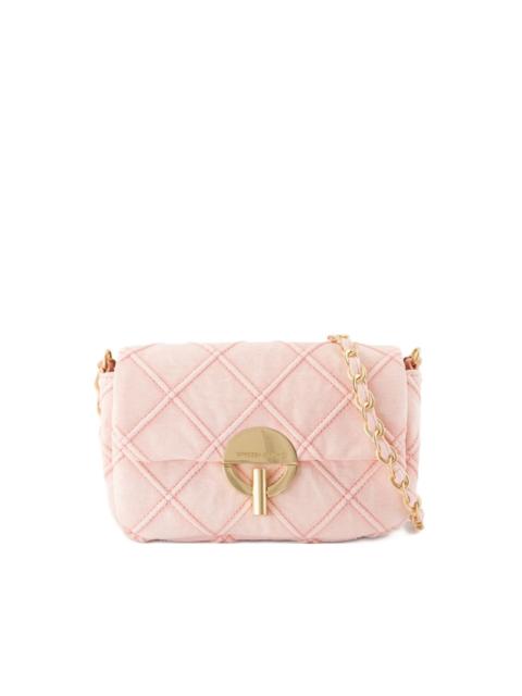 Moon quilted chain crossbody bag