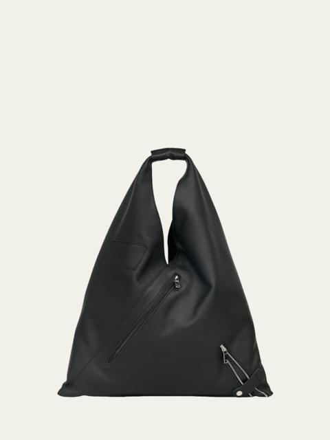 Classic Japanese Biker Leather Shoulder Bag