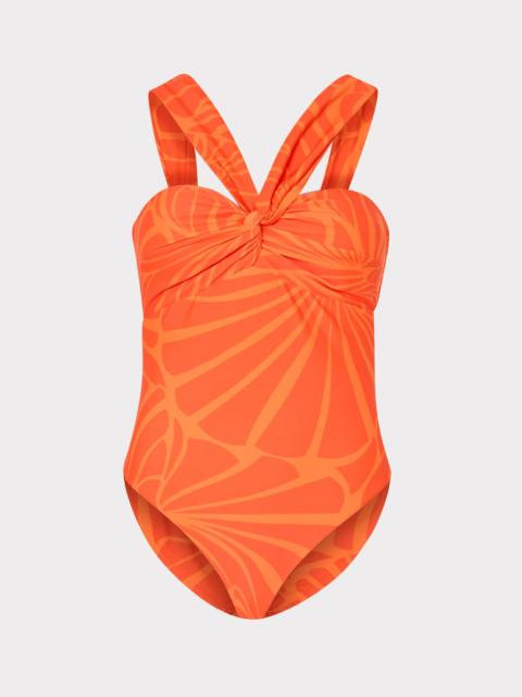 Betsy Abstract Kai Print Bandeau One Piece