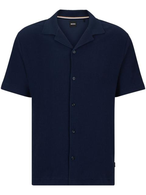 short-sleeve cotton shirt