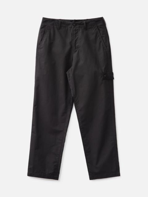 WEATHERPROOF COTTON CANVAS_STONE ISLAND GHOST CHINO TROUSERS