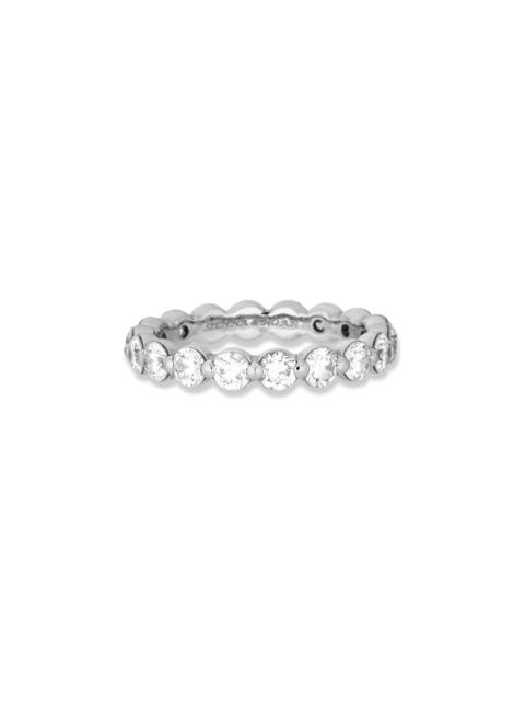 LAB-Created Shared Prong Eternity Band
