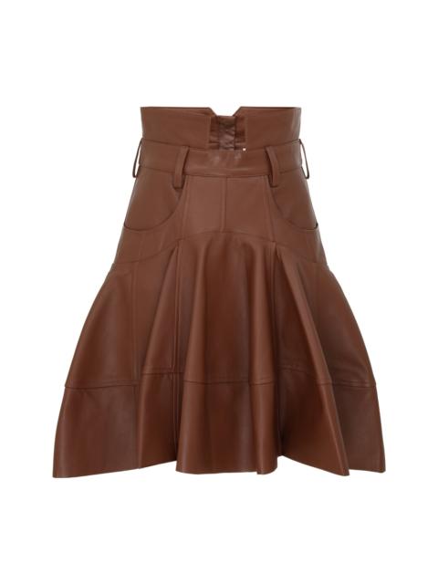 HYPNOTIC LEATHER MINI SKIRT