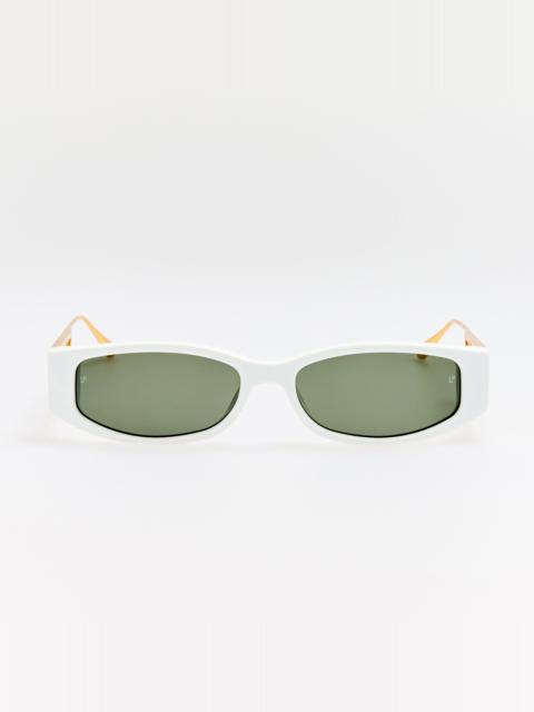 Susie Sunglasses in White