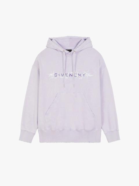 GIVENCHY BARBED WIRE OVERSIZED HOODIE