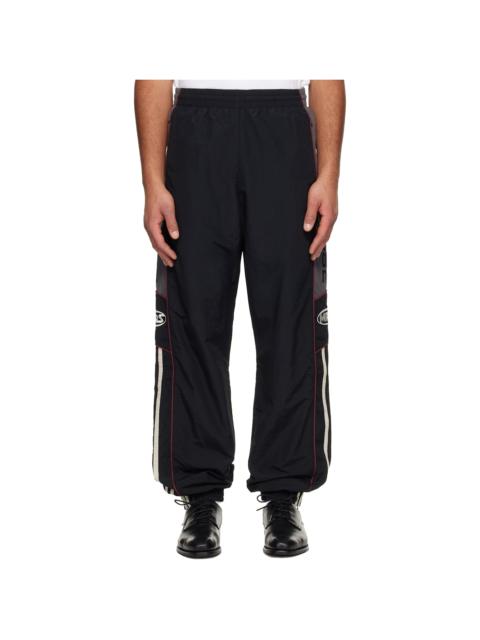 Black & Gray Hockey Track Pants