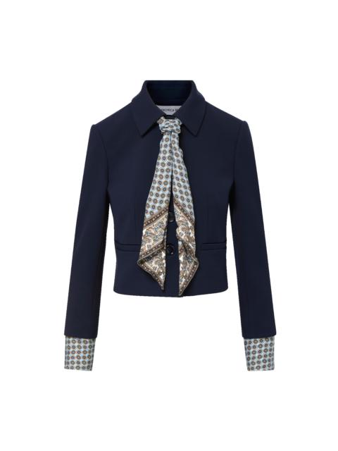 ISMENA REMOVABLE SCARF JACKET