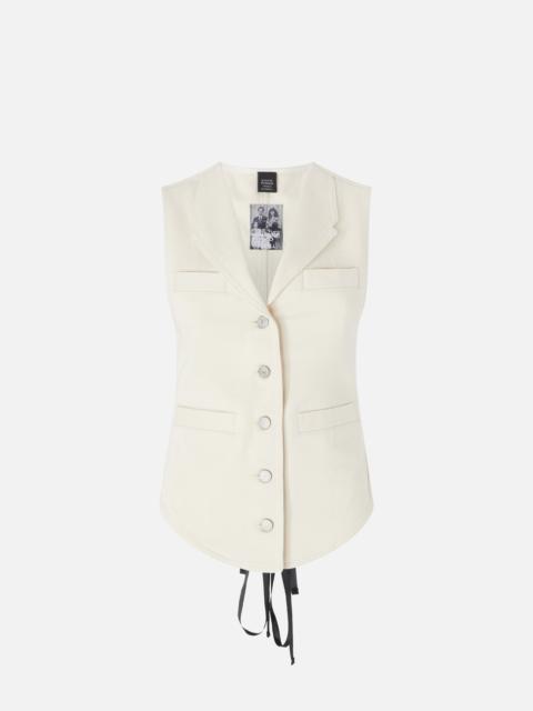 REIMAGINE PINKO X PATRICK MCDOWELL JEANS FITTED VEST