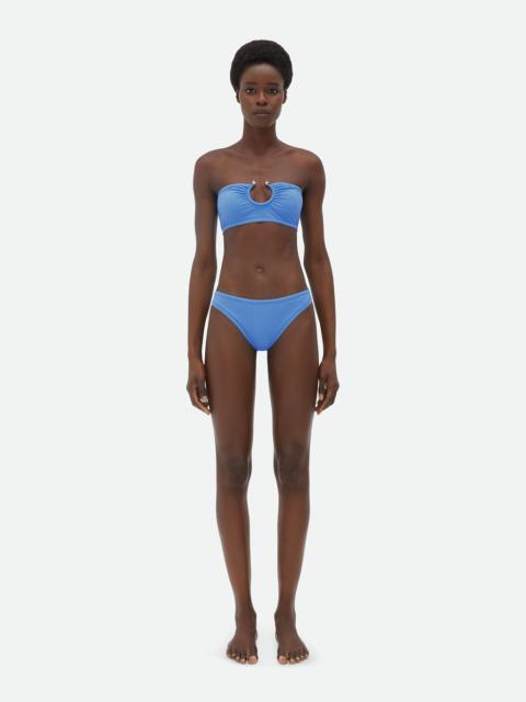 Stretch Nylon Bikini With Knot Ring