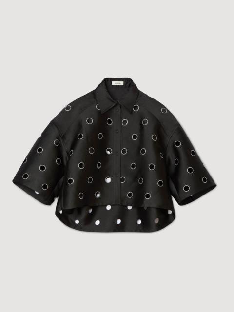 SHIRT WITH RHINESTONES