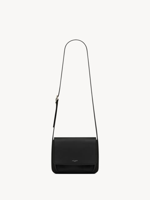 SAINT LAURENT SMALL SATCHEL IN SMOOTH LEATHER