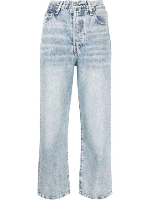 Ribcage straight-leg jeans