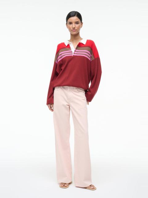 STAUD SAIL TOP CARDINAL MULTI STRIPE