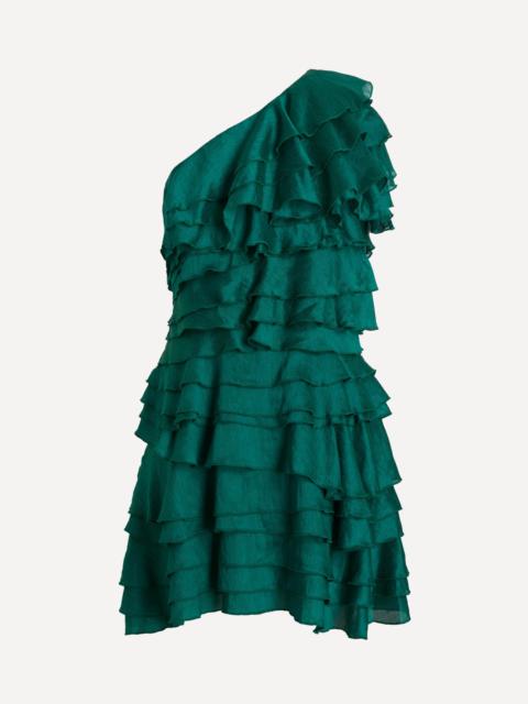 Rosaline Forest Green Mini Dress