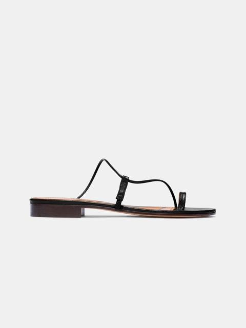 SUSAN SLIDE IN BLACK NAPPA