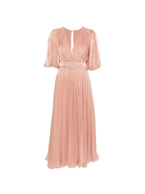 V-neck maxi dress