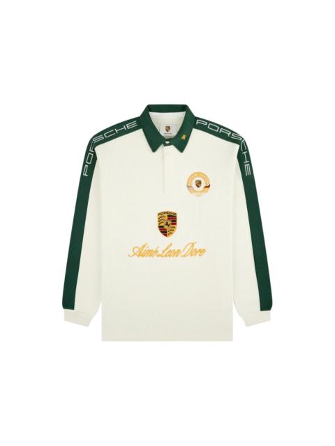 Aime Leon Dore x Porsche Crest Rugby Cream