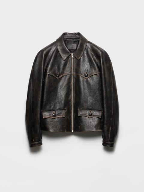 Nappa leather jacket